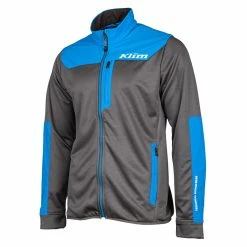 Top Klim Alloy Jacket Electric Blue Lemonade Asphalt