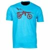 T Shirts Klim Ar Bike T Shirt Aqua