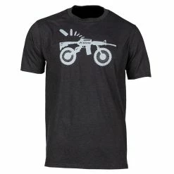 T Shirts Klim Ar Bike T Shirt Black Grey