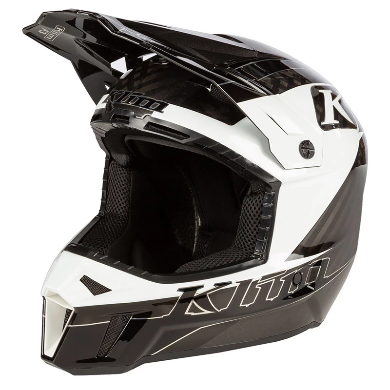 Fiber Klim F3 Carbon Draft Helmet White 1 Fiber Klim F3 Carbon Draft Helmet White