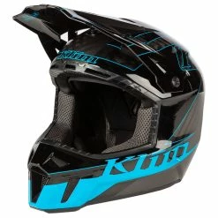 Fiber Klim F3 Carbon Draft Vivid Helmet Blue