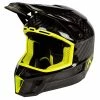 Fiber Klim F3 Carbon Hi-vis Helmet Yellow
