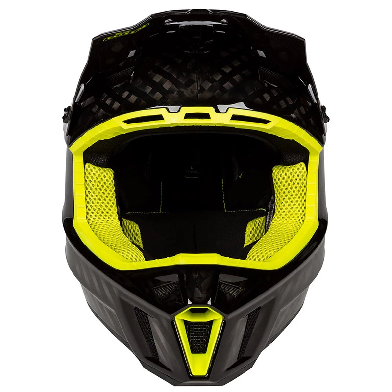 Fiber Klim F3 Carbon Hi-vis Helmet Yellow 4 Fiber Klim F3 Carbon Hi-vis Helmet Yellow - Image 4