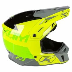Fiber Klim F3 Prizm Electrik Lemonade Helmet -Klim Sales Store klim f3 helmet prizm electrik lemonade 3
