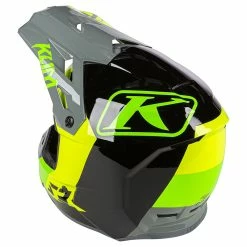 Fiber Klim F3 Prizm Electrik Lemonade Helmet -Klim Sales Store klim f3 helmet prizm electrik lemonade 4