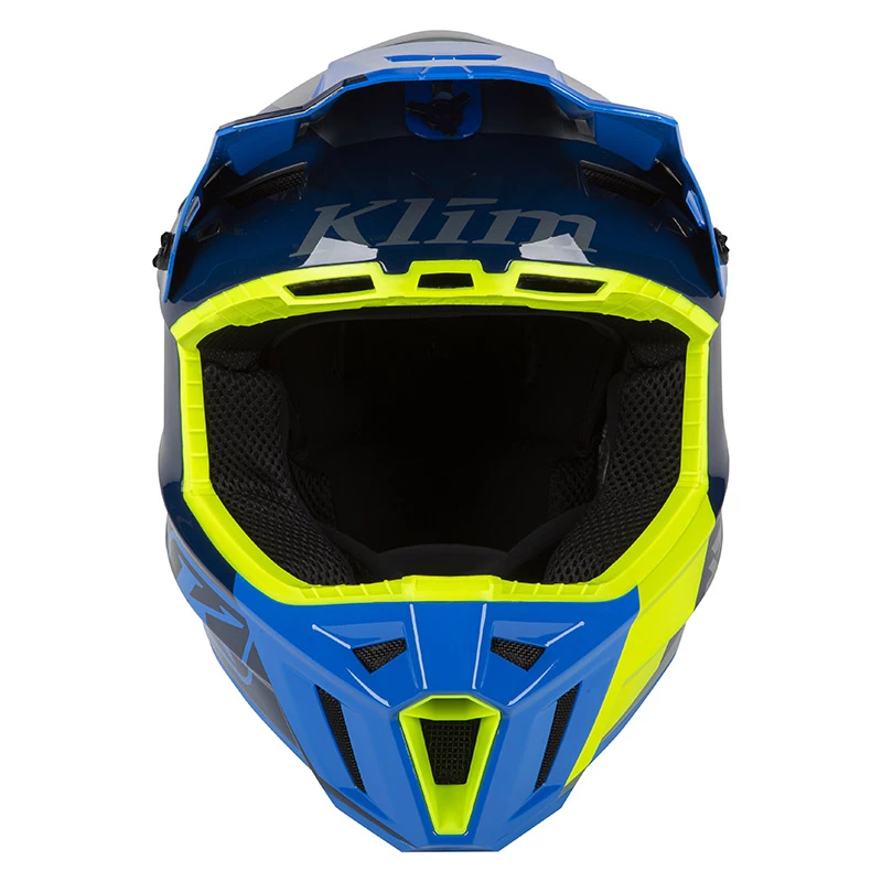 Fiber Klim F3 Prizm Kinetik Helmet Blue 4 Fiber Klim F3 Prizm Kinetik Helmet Blue - Image 4