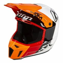 Fiber Klim F3 Prizm Helmet Orange Krush