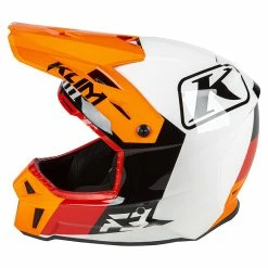 Fiber Klim F3 Prizm Helmet Orange Krush -Klim Sales Store klim f3 helmet prizm orange krush 3