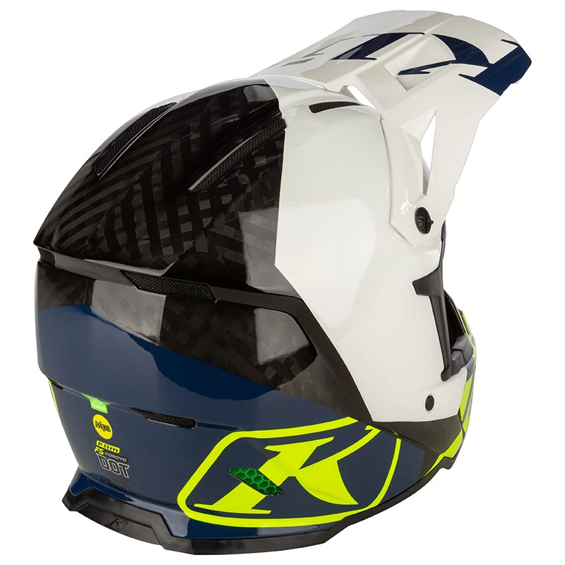 Fiber Klim F5 Koroyd Ascent Vivid Helmet Blue 4 Fiber Klim F5 Koroyd Ascent Vivid Helmet Blue - Image 4