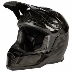 Fiber Klim F5 Shred Helmet Black Asphalt