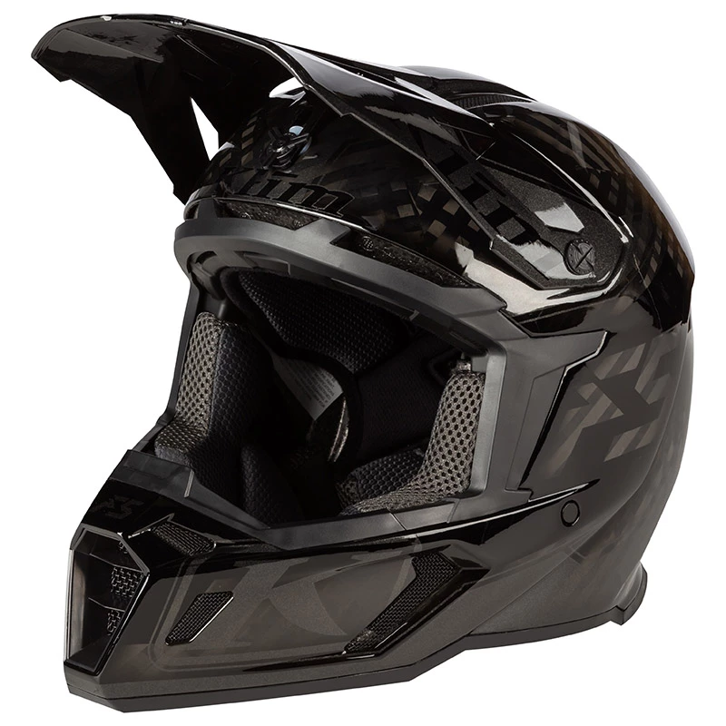 Fiber Klim F5 Shred Helmet Black Asphalt 1 Fiber Klim F5 Shred Helmet Black Asphalt
