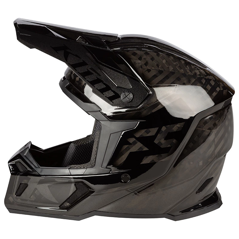Fiber Klim F5 Shred Helmet Black Asphalt 2 Fiber Klim F5 Shred Helmet Black Asphalt - Image 2