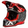 Fiber Klim F5 Shred High Risk Helmet Red
