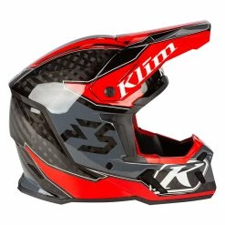 Fiber Klim F5 Shred High Risk Helmet Red -Klim Sales Store klim f5 shred high risk helmet red 3