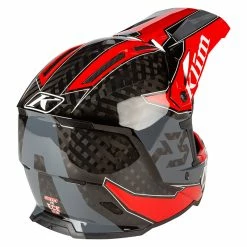 Fiber Klim F5 Shred High Risk Helmet Red -Klim Sales Store klim f5 shred high risk helmet red 4
