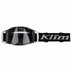 Goggles Klim Edge Focus Metallic Silver Goggle Lens Clear