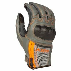 Summer Klim Induction Gloves Cool Grey Strike Orange