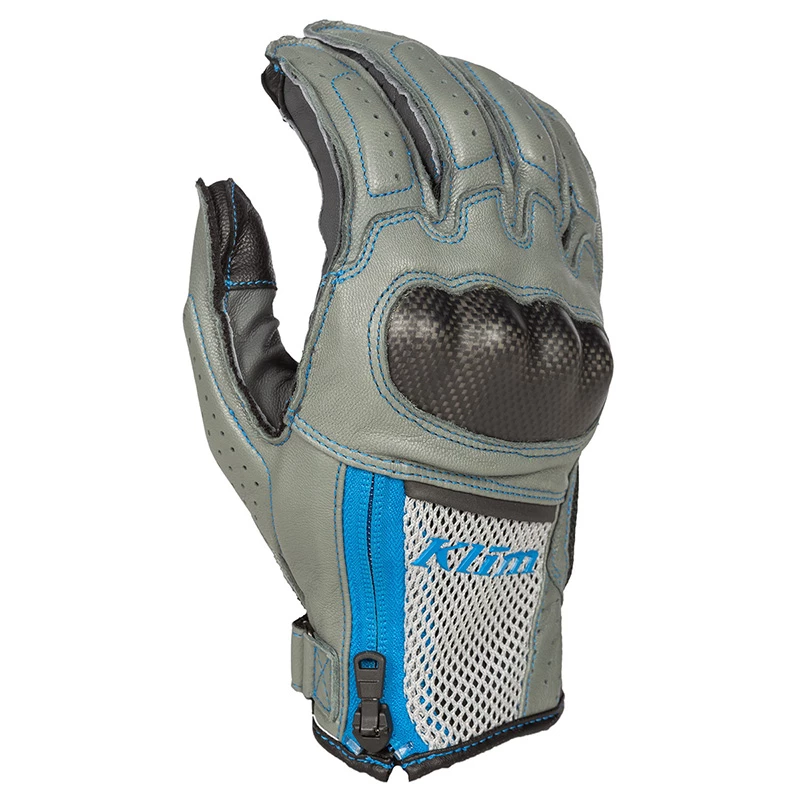 Summer Klim Induction Gloves Cool Grey Electric Blue 1 Summer Klim Induction Gloves Cool Grey Electric Blue