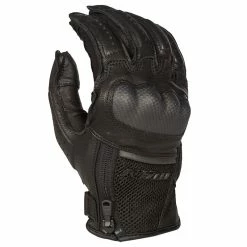 Summer Klim Induction Leather Gloves Black
