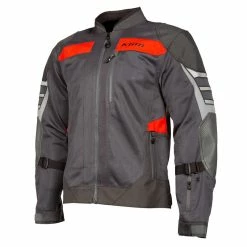 Ventilated Klim Induction Pro Jacket Asphalt Redrock