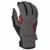 Summer Klim Inversion Gloves Asphalt High Risk Red