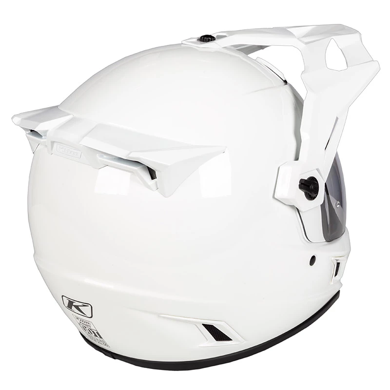 Crosstourer Klim Krios Helmet Gloss White 4 Crosstourer Klim Krios Helmet Gloss White - Image 4