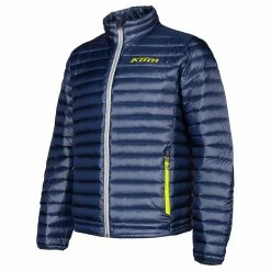 Top Klim Maverick Down Jacket Navy Blue Hi-vis
