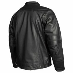 Klim Sixxer Leather Jacket Gunmetal Black -Klim Sales Store klim sixxer jacket nero 3
