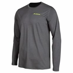Top Klim Teton Merino Wool Ls Shirt Asphalt