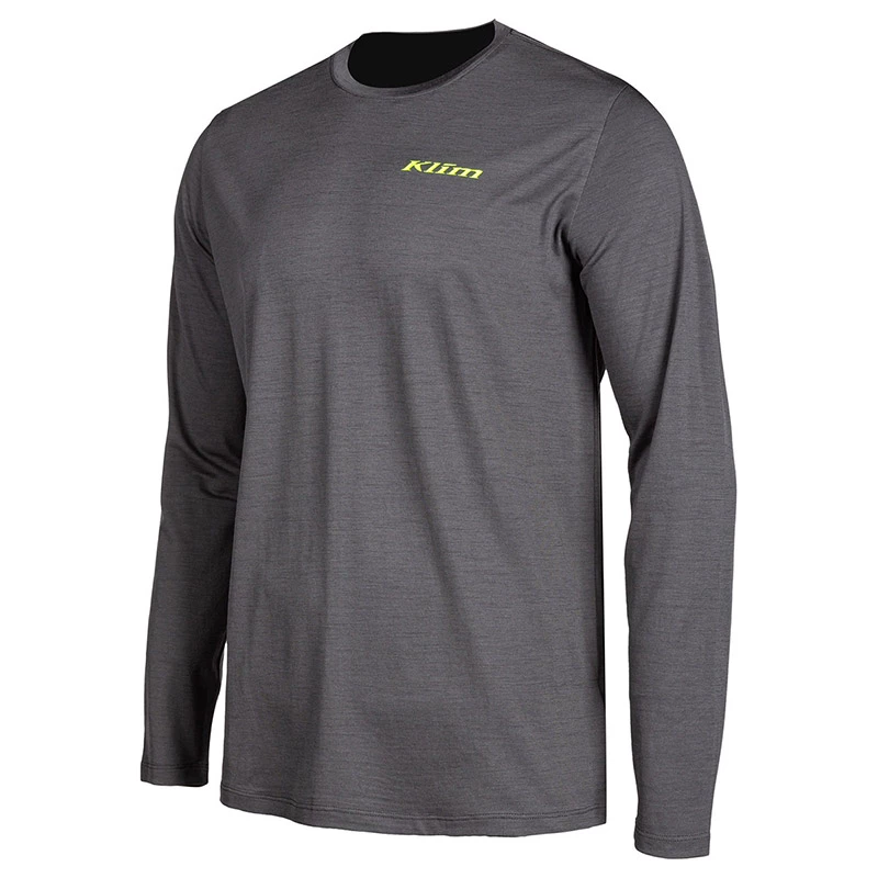 Top Klim Teton Merino Wool Ls Shirt Asphalt 1 Top Klim Teton Merino Wool Ls Shirt Asphalt