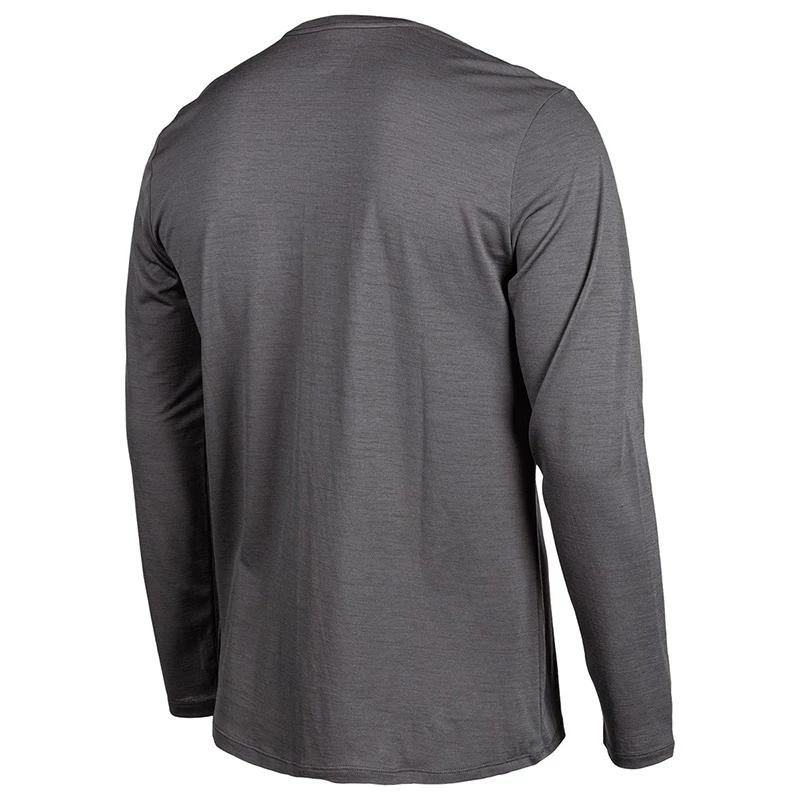 Top Klim Teton Merino Wool Ls Shirt Asphalt 2 Top Klim Teton Merino Wool Ls Shirt Asphalt - Image 2