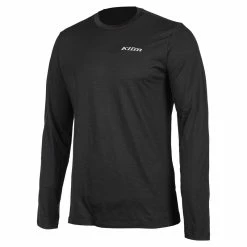Top Klim Teton Merino Wool Ls Shirt Black