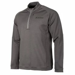 Top Klim Teton Merino Wool 1/4 Zip Asphalt